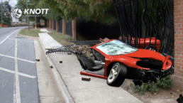 Knott Laboratory car accident recreation example