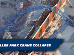 Image of the 1999 Miller Park crane collapse