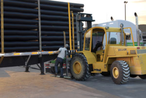 fork lift tip over