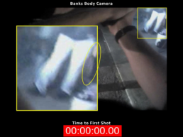 Image of body camera footage for officer involved animation