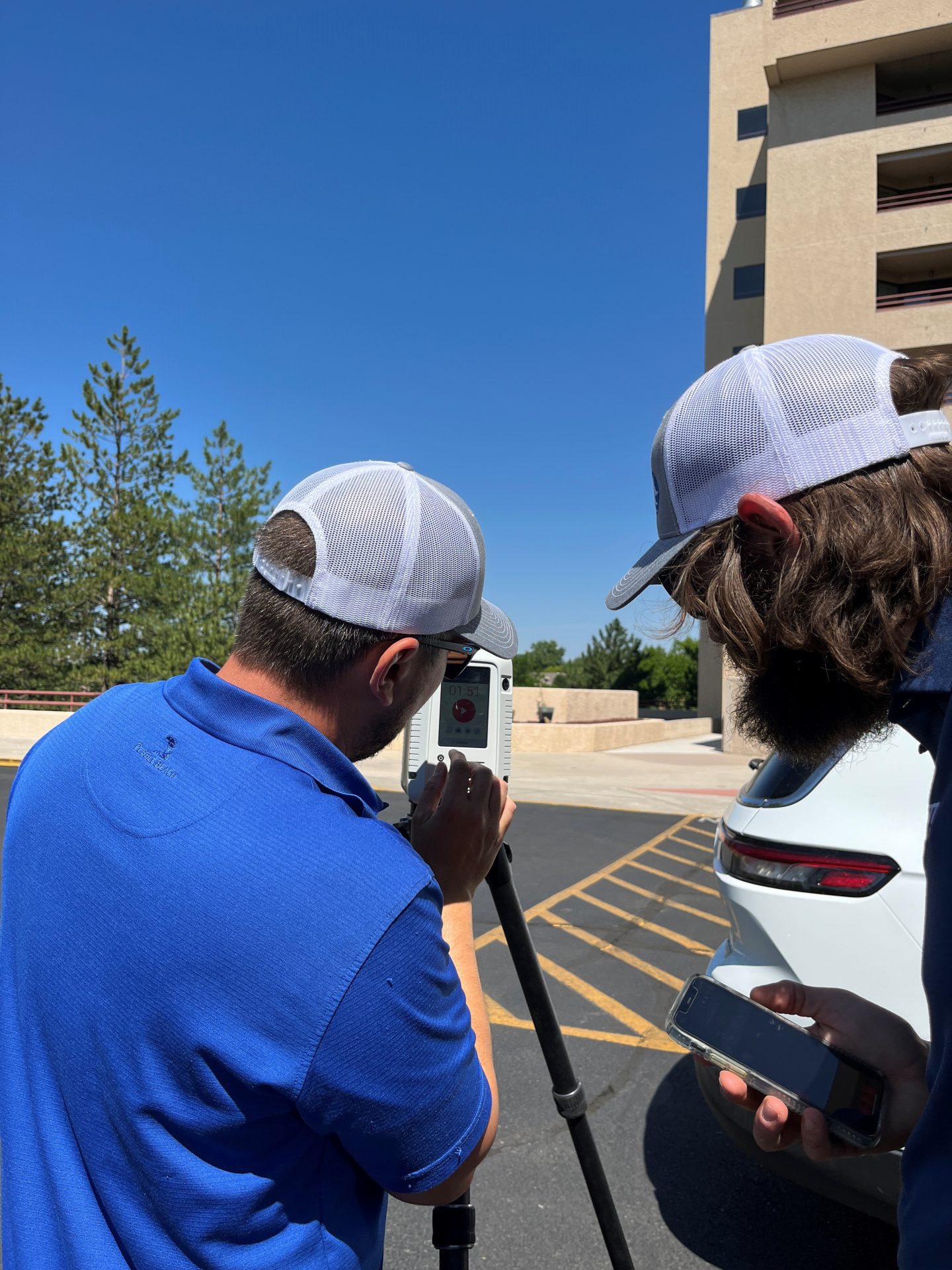 Laser scanning for a structural engineering project