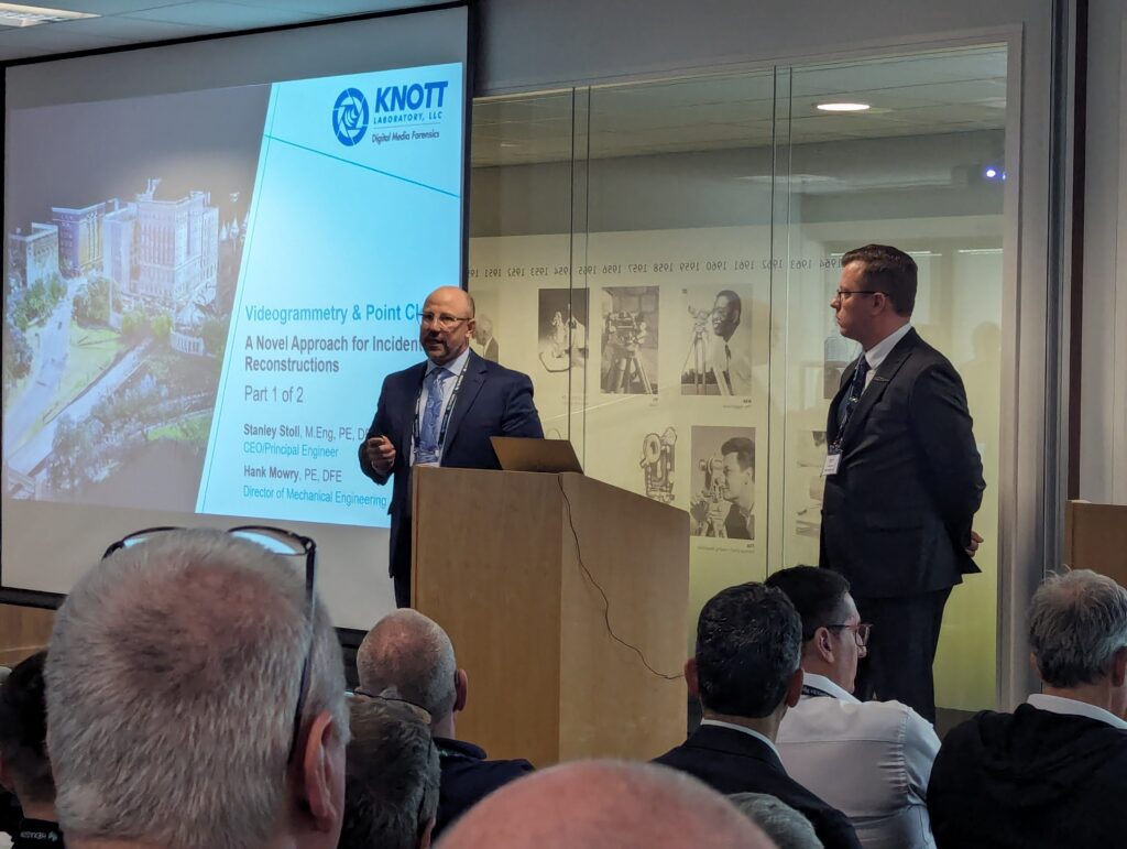 CEO and Director of Engineering at Knott Lab presenting at UK conference