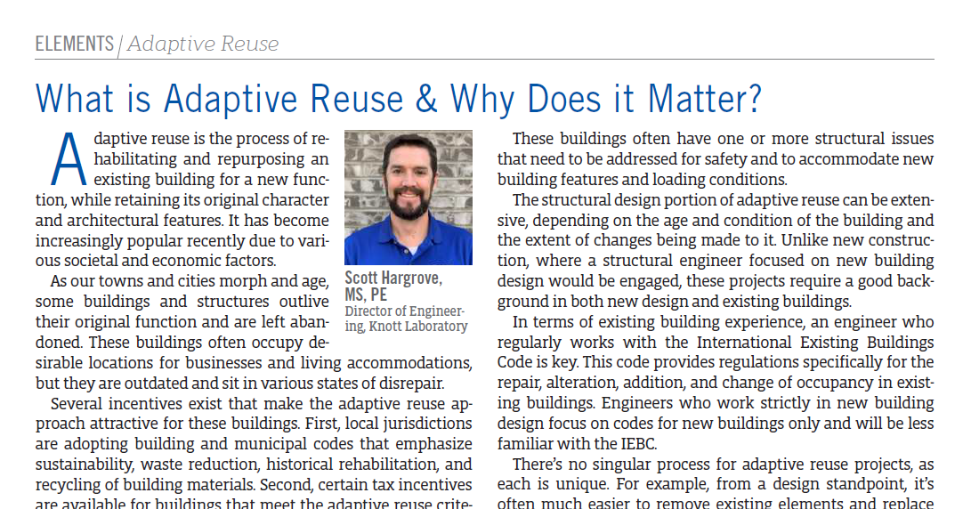 What is Adaptive Reuse & Why Does It Matter? - Knott Laboratory, LLC