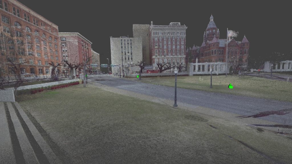 High-definition laser scan of Dealey Plaza