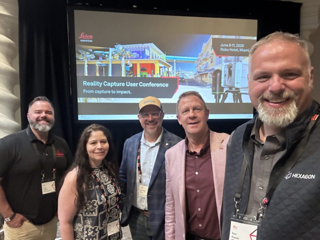 Picture of team at Leica Reality Capture Conference
