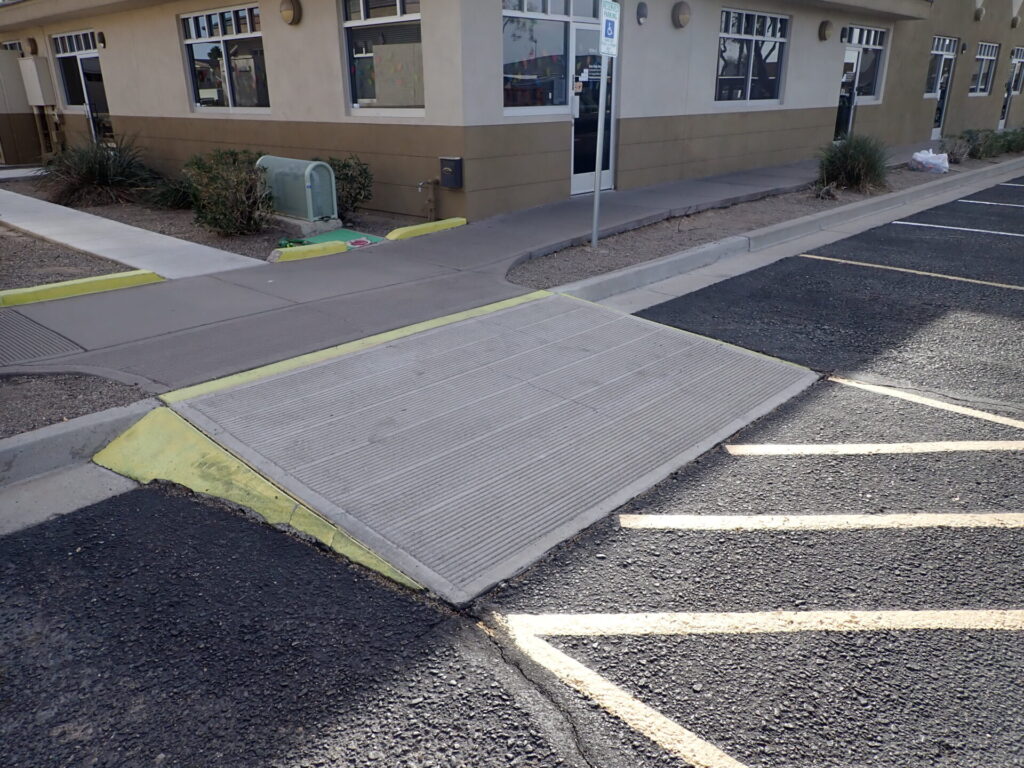 ADA ramp at business